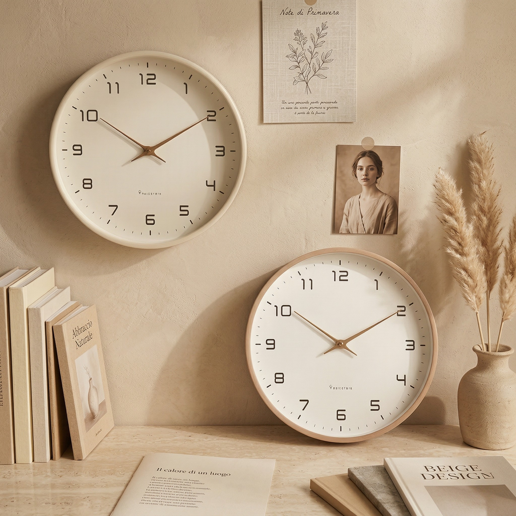 Orologio da Parete Silenzioso Design Moderno Rotondo