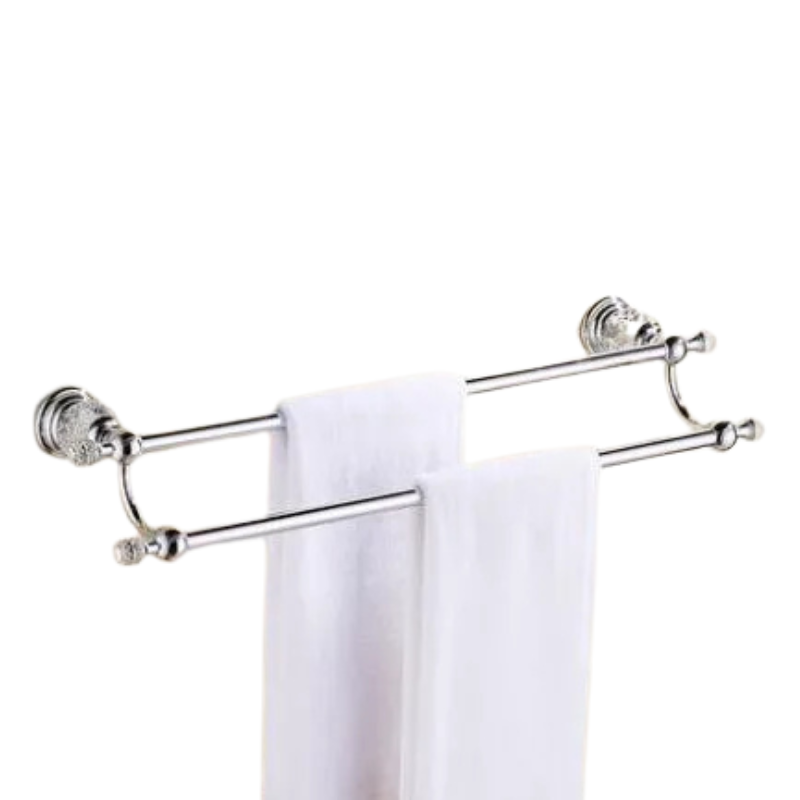 Accessori da Bagno in Ottone Cristallo Colore Cromo