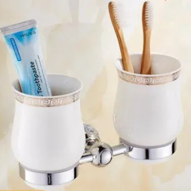 Accessori da Bagno in Ottone Cristallo Colore Cromo