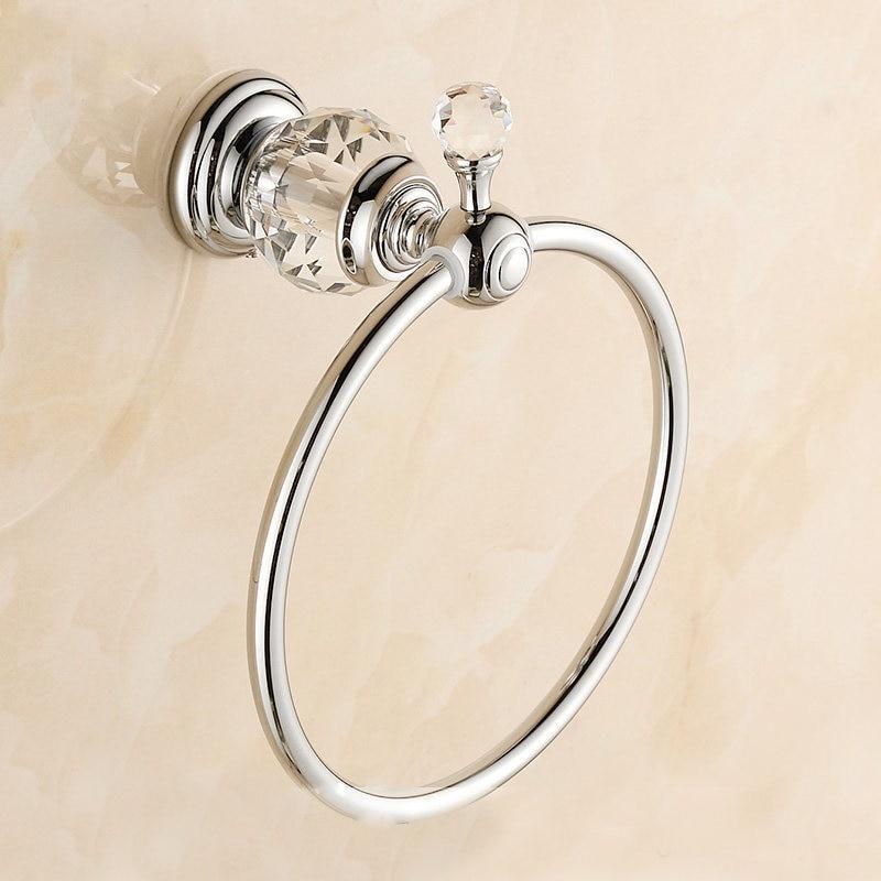 Anello Portasciugamano in Cristallo Accessorio per Bagno