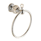 Anello Portasciugamano in Cristallo Accessorio per Bagno