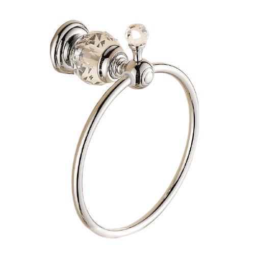 Anello Portasciugamano in Cristallo Accessorio per Bagno