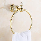 Anello Portasciugamano in Cristallo Accessorio per Bagno