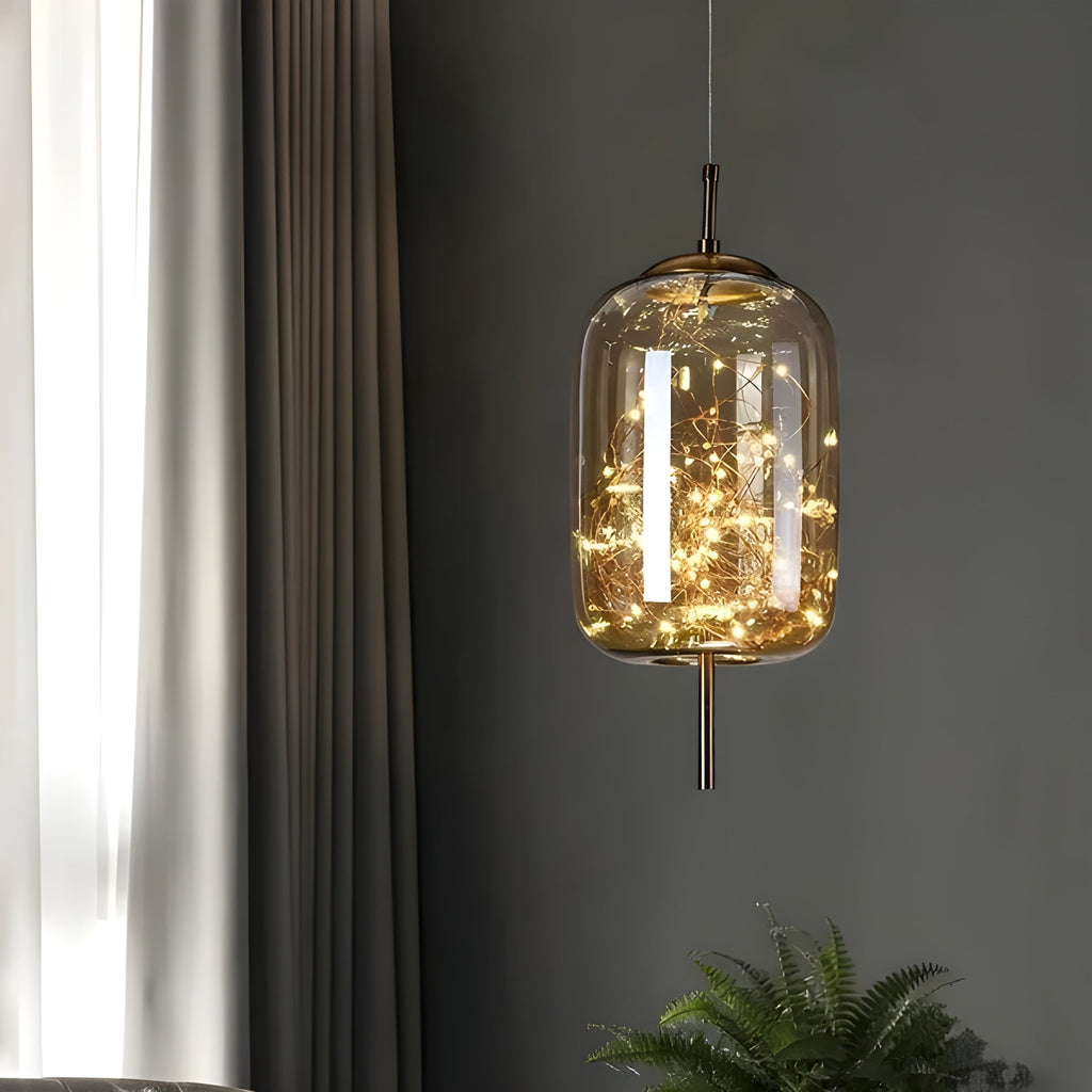 CrystalBeam Light - Moderna lampada a sospensione LED Stelle