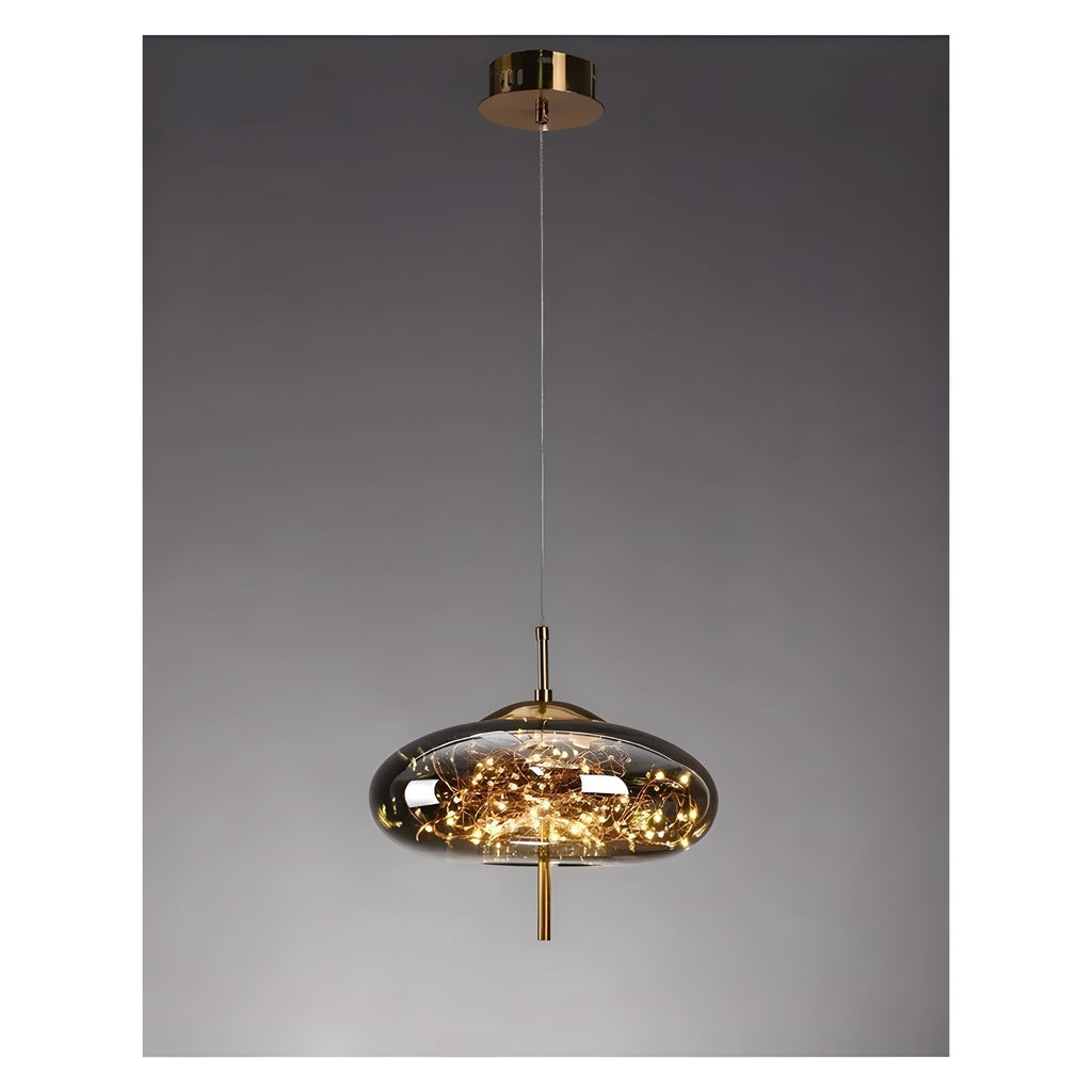 CrystalBeam Light - Moderna lampada a sospensione LED Stelle