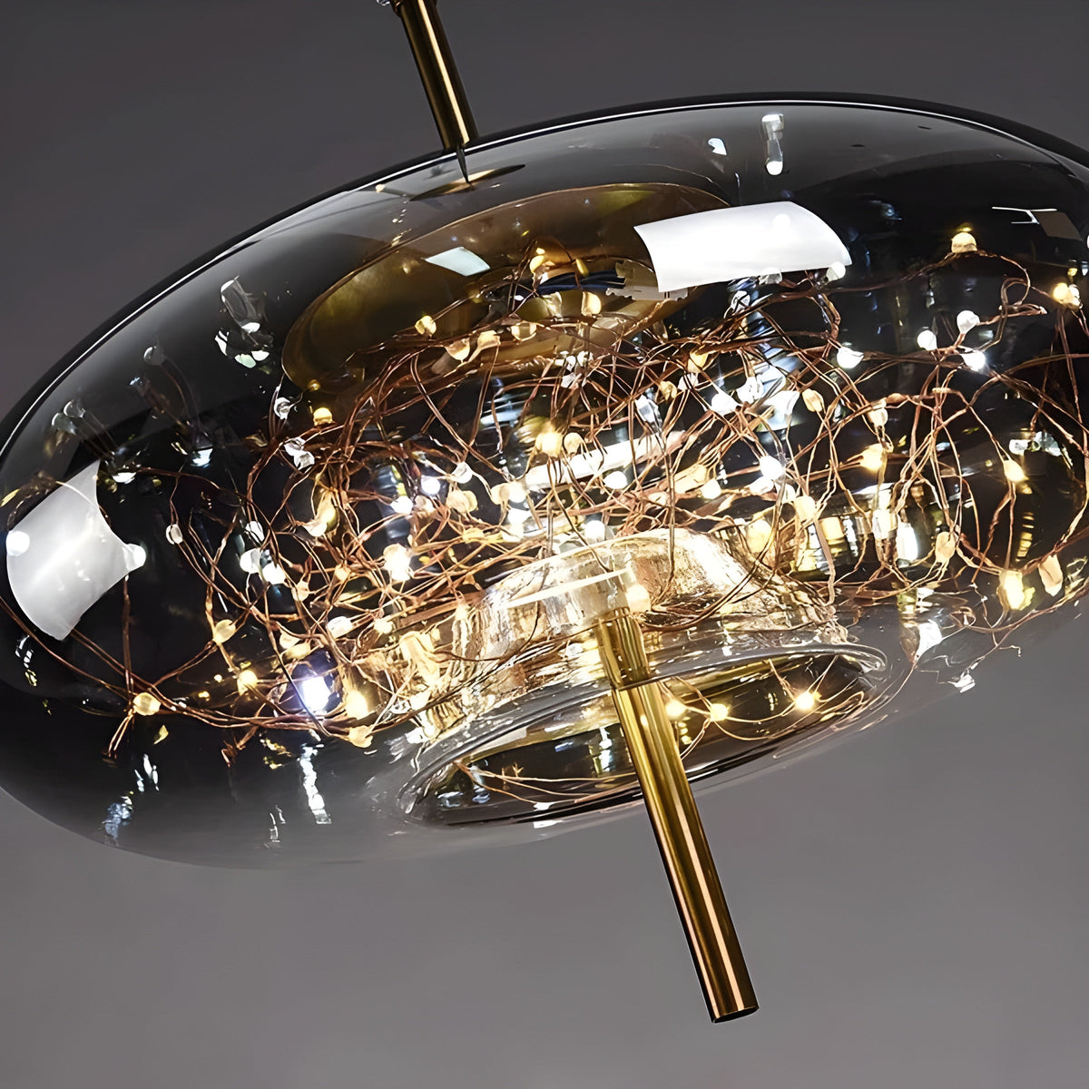 CrystalBeam Light - Moderna lampada a sospensione LED Stelle