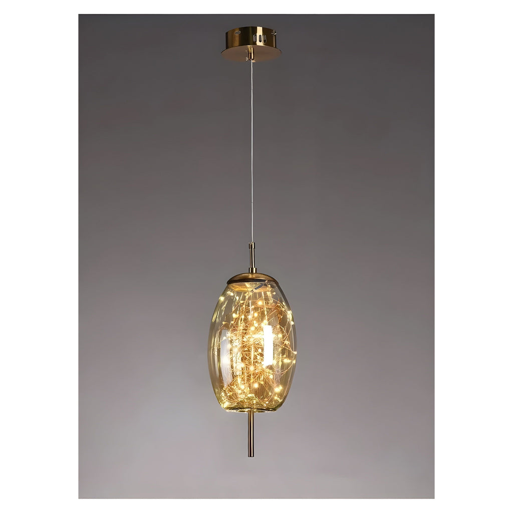CrystalBeam Light - Moderna lampada a sospensione LED Stelle