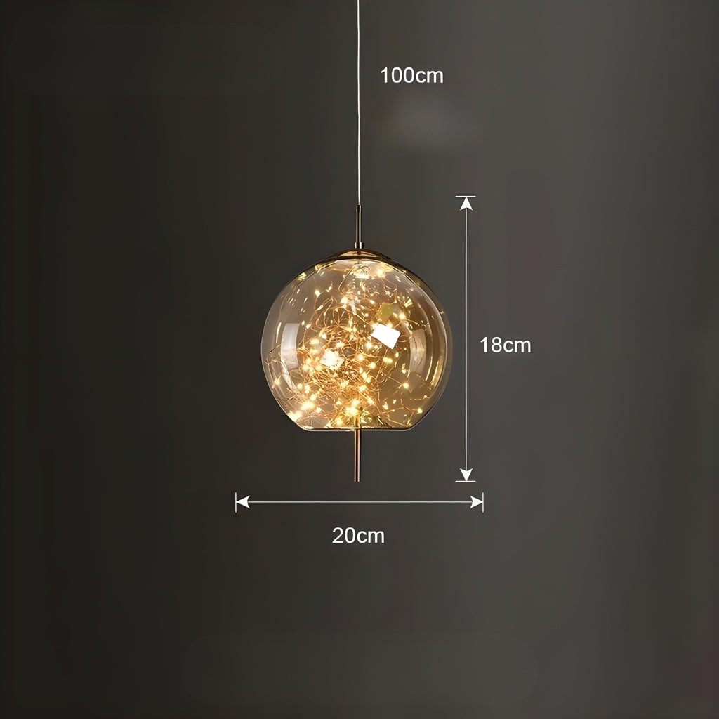CrystalBeam Light - Moderna lampada a sospensione LED Stelle