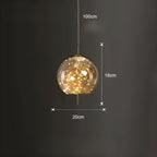 CrystalBeam Light - Moderna lampada a sospensione LED Stelle