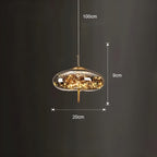 CrystalBeam Light - Moderna lampada a sospensione LED Stelle