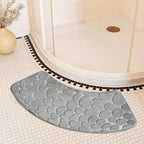 Tappetino da Bagno Curvo - Tappetino Assorbente Spesso Antiscivolo per la Sicurezza del Bagno