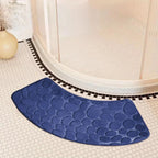 Tappetino da Bagno Curvo - Tappetino Assorbente Spesso Antiscivolo per la Sicurezza del Bagno