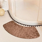 Tappetino da Bagno Curvo - Tappetino Assorbente Spesso Antiscivolo per la Sicurezza del Bagno