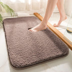 CUSHLY – Tappetino da Bagno in Microfibra Extra Spesso con Retro Antiscivolo