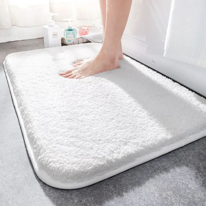 CUSHLY – Tappetino da Bagno in Microfibra Extra Spesso con Retro Antiscivolo