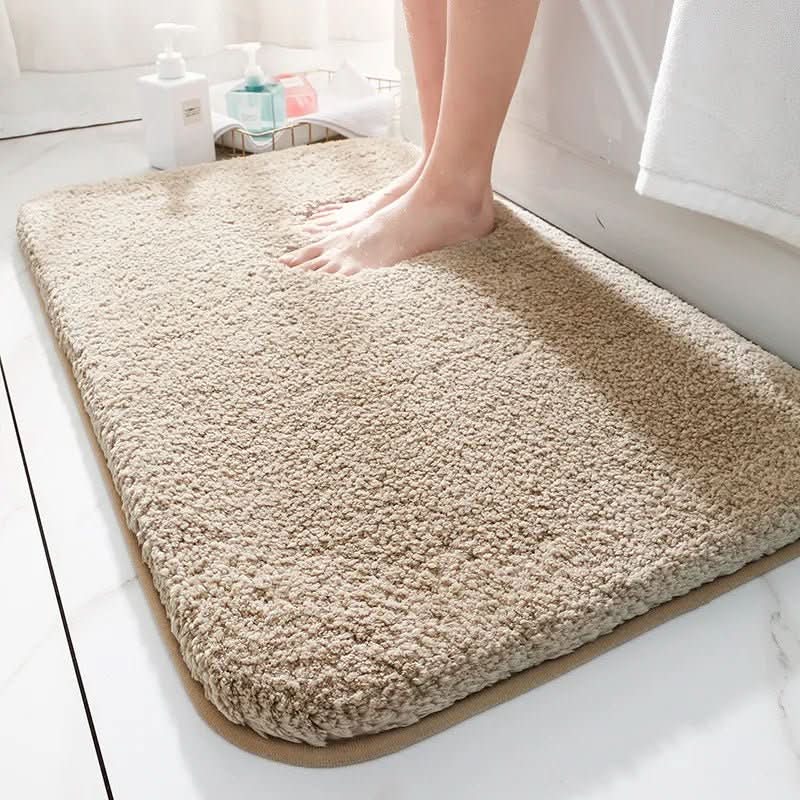 CUSHLY – Tappetino da Bagno in Microfibra Extra Spesso con Retro Antiscivolo