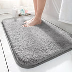 CUSHLY – Tappetino da Bagno in Microfibra Extra Spesso con Retro Antiscivolo