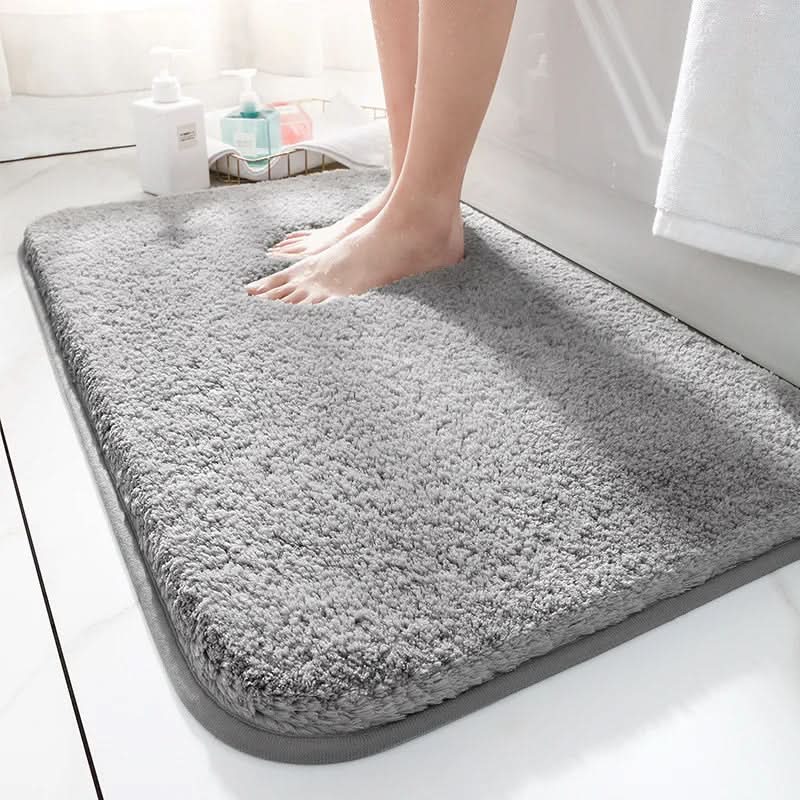 CUSHLY – Tappetino da Bagno in Microfibra Extra Spesso con Retro Antiscivolo