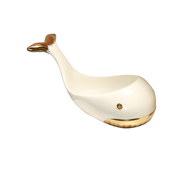 Carinita Balena Ceramica Porta Sapone Scolante Ripiani Semplice Porta Sapone per Casa