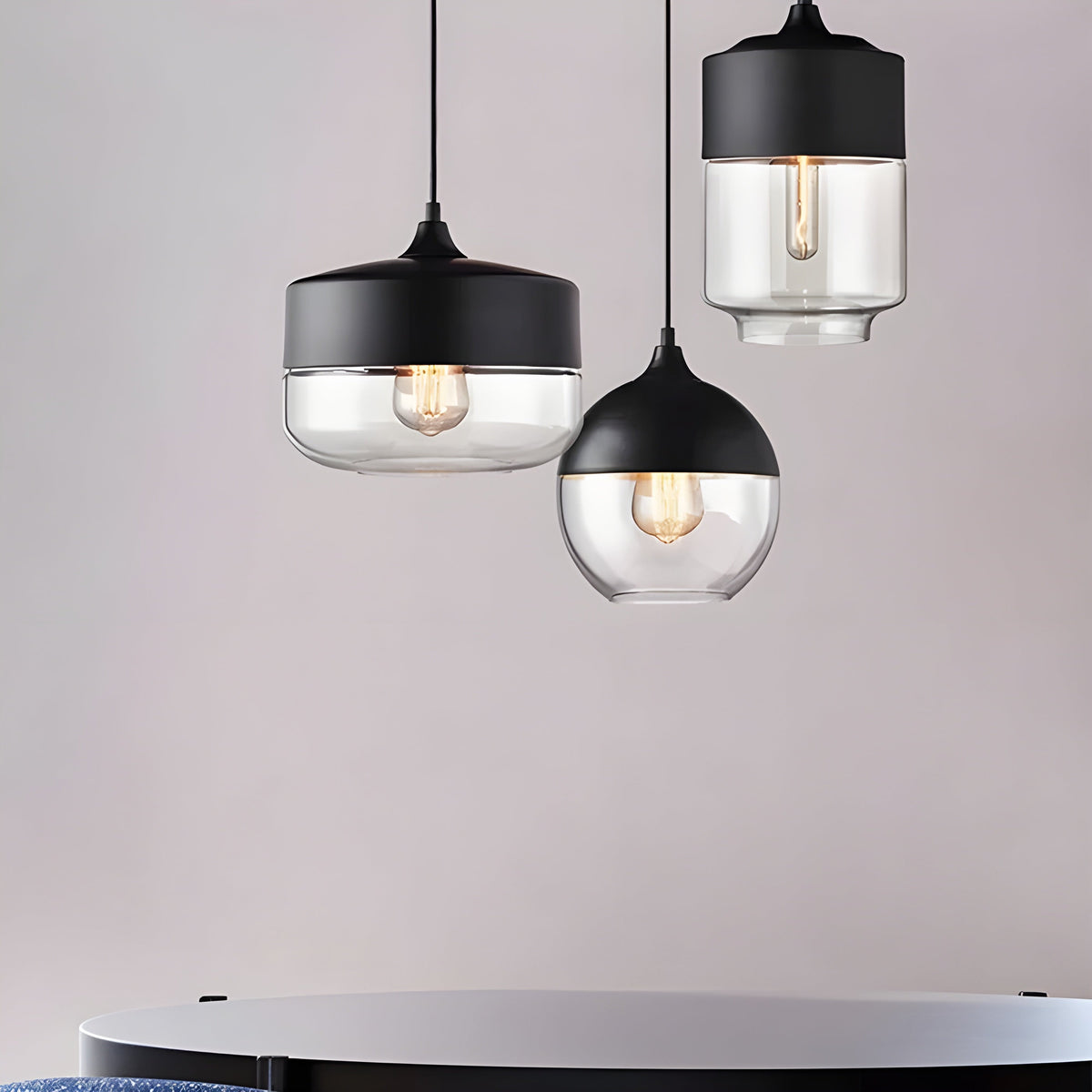 RusticLuxe Light - Lampada a sospensione vintage in legno