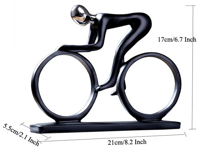 CycleGrace - Scultura di bicicletta elegante che celebra lo spirito ciclistico