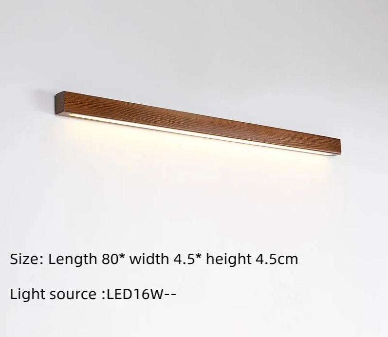 ZenLuma Lampada da Parete in Legno Giapponese