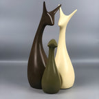 Set di figure decorative Famiglia di lumache (4 pezzi) – Elegante decorazione per soggiorno e scaffale