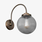 Applique da Parete in Vetro per Illuminazione Industriale per Soggiorno