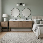 Applique da Bagno in Vetro Latte e Ottone