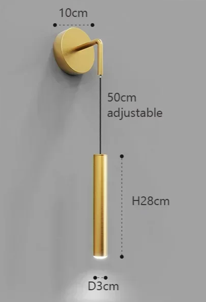 DINDALLED Lampada da Parete LED Moderna