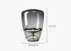 AuroraGlow – Lampada da Tavolo in Vetro LED Design Scandinavo