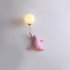 Lampada da Parete Orso Carina Luce a Palloncino Decorativa per Stanza Bambini