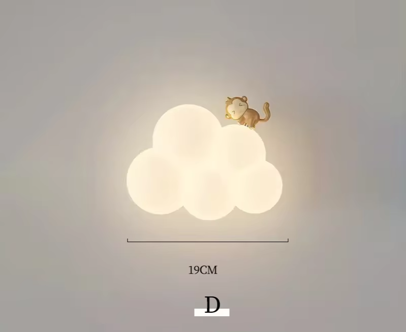 WonderGlow Lampada da Parete a Forma di Animale per Cameretta