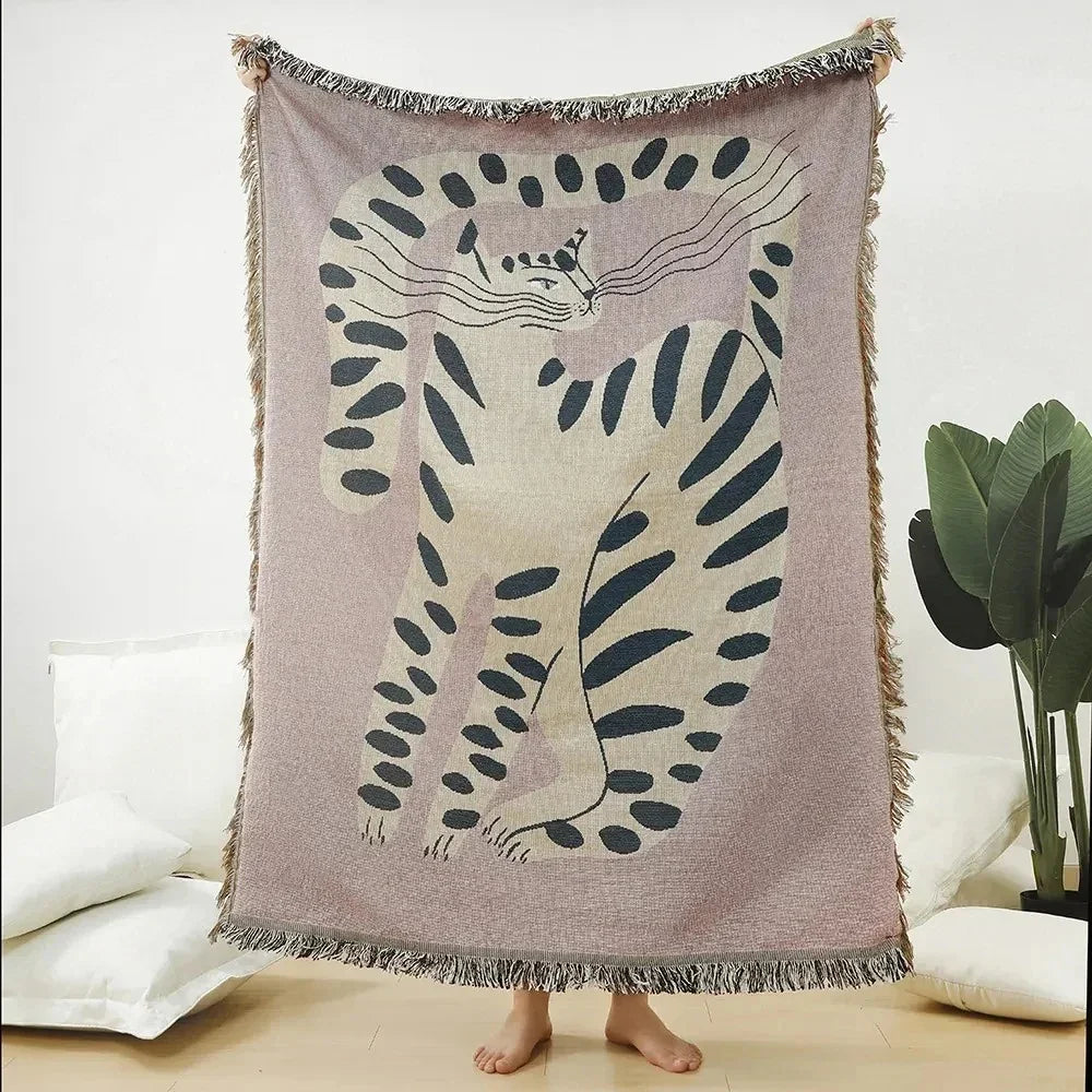 Coperta Rosy Tiger