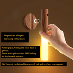 LumiSense – Lampada da Parete Ricaricabile Senza Fili con Sensore di Movimento