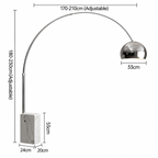 Lampada da Terra Arco Italiana – Design Moderno per il Soggiorno