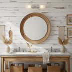 Applique da Bagno Contemporanea a Tubo in Vetro Doppio Elite