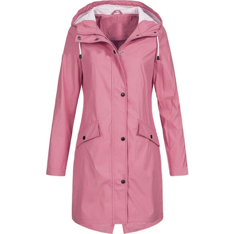 Giacca da Donna Impermeabile con Cappuccio – Giacca Autunnale Impermeabile