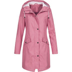 Giacca da Donna Impermeabile con Cappuccio – Giacca Autunnale Impermeabile