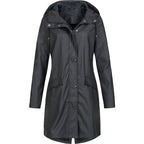Giacca da Donna Impermeabile con Cappuccio – Giacca Autunnale Impermeabile