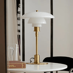 Lampada da Tavolo Design Danese – Lampada LED Scandinava con Luce Calda Dimmerabile