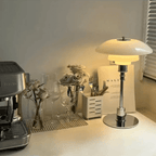 Lampada da Tavolo Design Danese – Lampada LED Scandinava con Luce Calda Dimmerabile