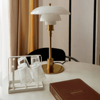Lampada da Tavolo Design Danese – Lampada LED Scandinava con Luce Calda Dimmerabile