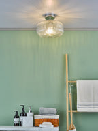 Dar Riva Flush Lampada da Soffitto per Bagno in Cromo Lucido IP44