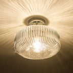 Dar Riva Flush Lampada da Soffitto per Bagno in Cromo Lucido IP44