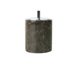 Accessori per Bagno in Marmo Naturale Scuro Dispenser di Lusso per Bagno