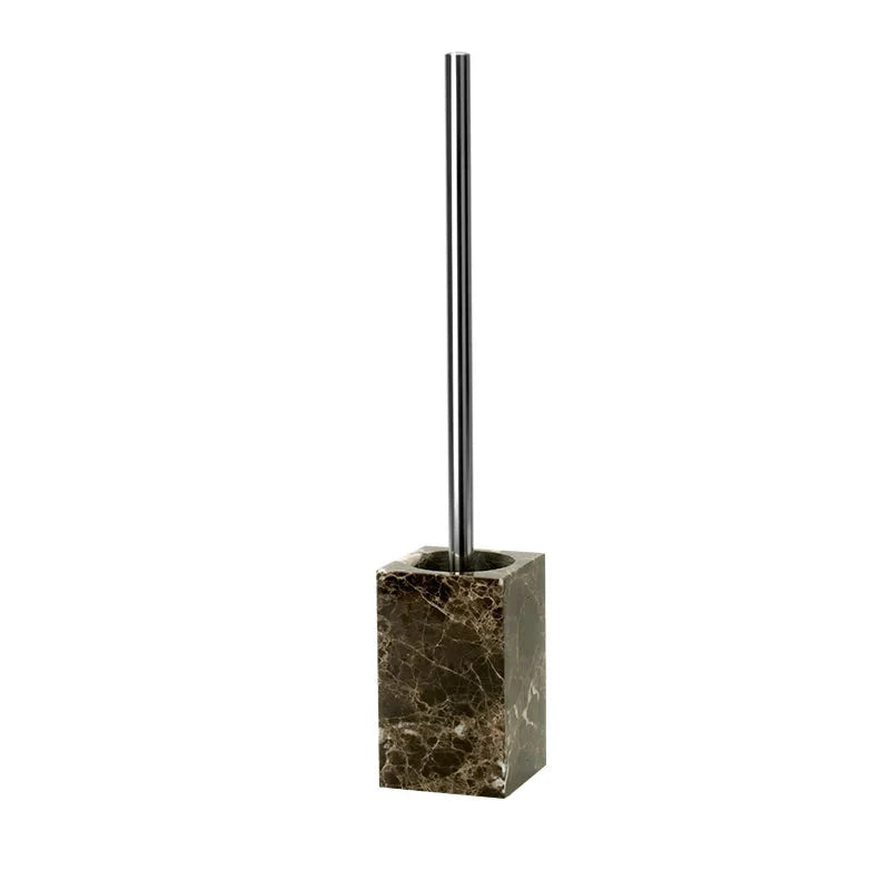 Accessori per Bagno in Marmo Naturale Scuro Dispenser di Lusso per Bagno
