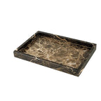 Accessori per Bagno in Marmo Naturale Scuro Dispenser di Lusso per Bagno