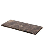 Accessori per Bagno in Marmo Naturale Scuro Dispenser di Lusso per Bagno