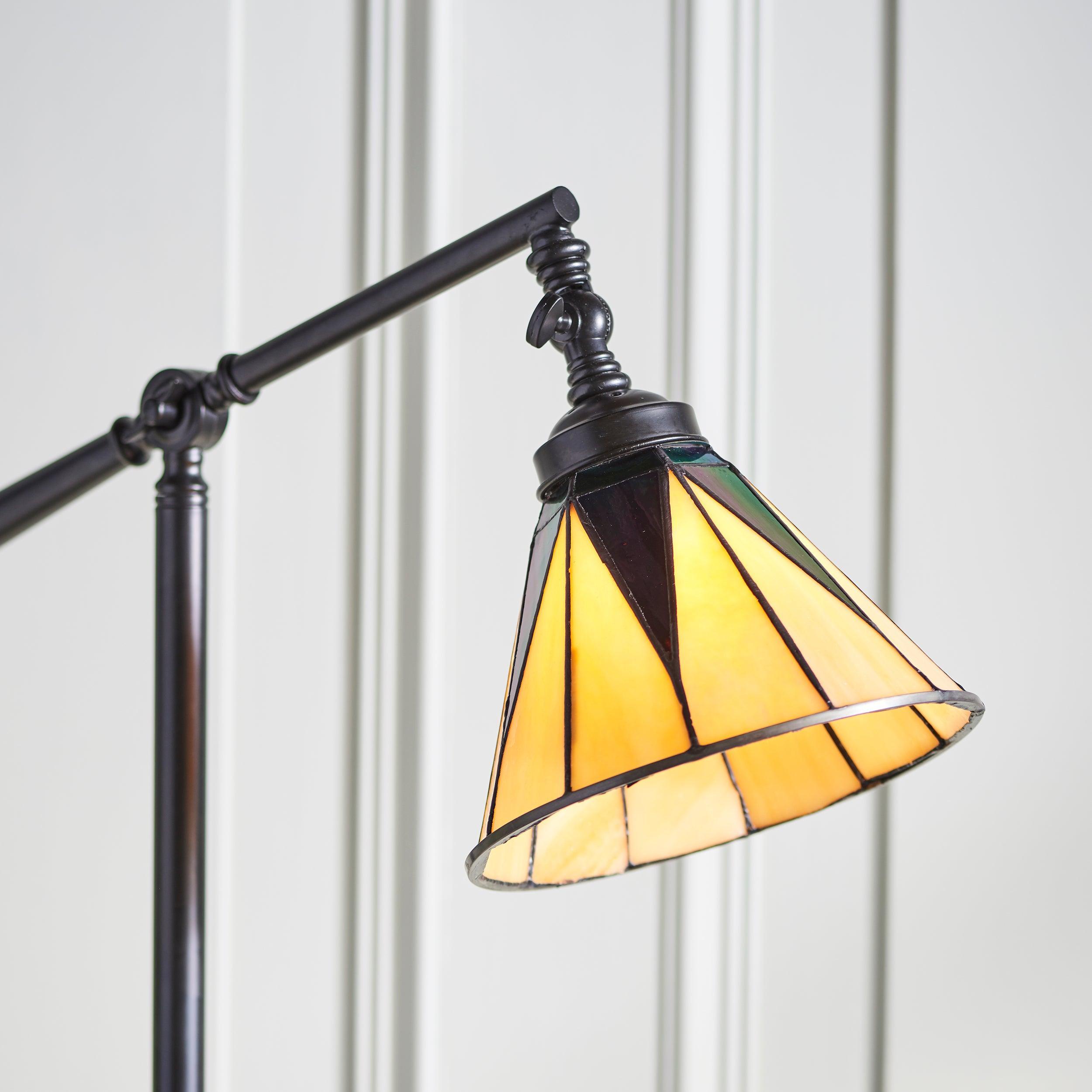 Lampada da Terra Tiffany Dark Star